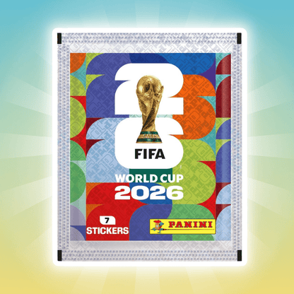 Scatola di latta con tasche per adesivi FIFA World Cup 2026 – Scatola di metallo con 8 tasche per adesivi