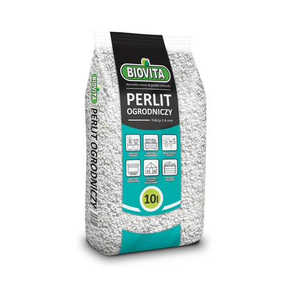 Biovita Perlite Horticultura 10L Additivo Naturali per Allentare il Suolo