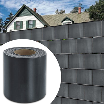Striscia per recinzione privacy 35m-140m con clip, schermo privacy per recinzioni, striscia privacy da giardino per esterni, recinzione decorativa grigio scuro per giardini, 450g/m², facile da installare, schermo di protezione della privacy, parasole, ada