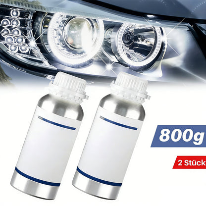 2 pezzi Rivestimento Fari Blu Ghiaccio Liquido 800G Riscaldamento Fari Rimontaggio Nebbia
