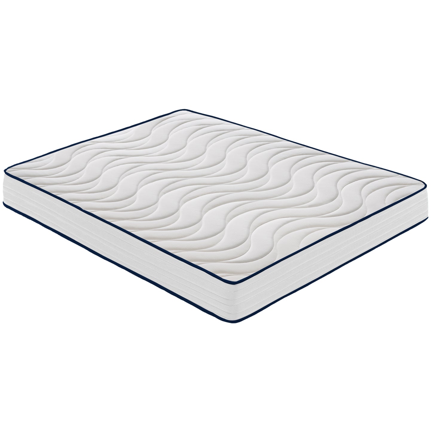 Materasso ortopedico effetto Memory, 13 Zone di Comfort, Extra Rigido, Alto 20 cm, Effetto Rinfrescante, Onda Memory Massaggiante, Disponibile in Varie misure