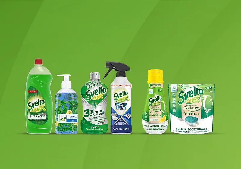 Set da 12 Pezzi Svelto Detersivo Piatti Limone 1L – Formula Concentrata con Succo di Limone – Azione Sgrassante e Profumo Fresco – Adatto per Uso Quotidiano e Professionale