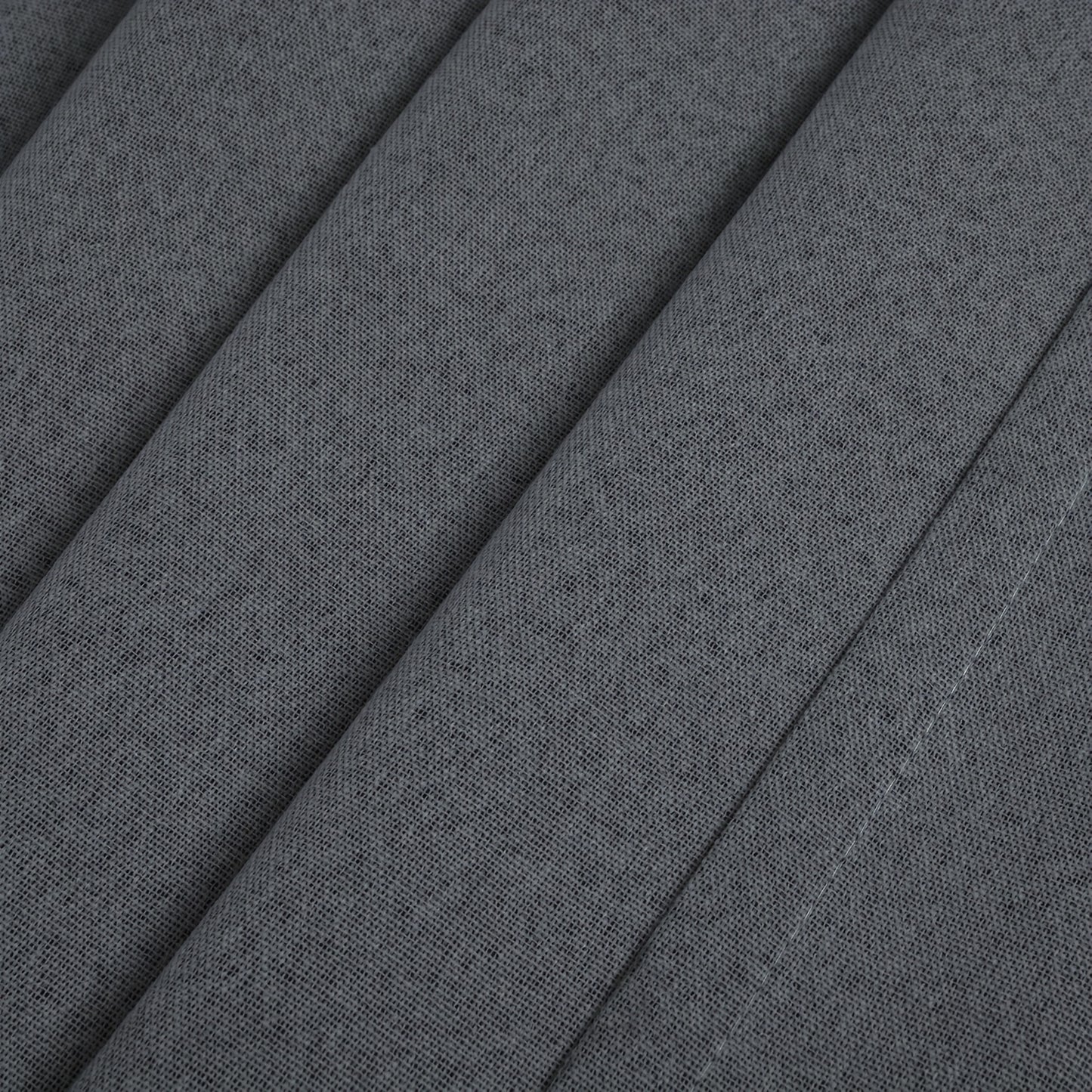 Ystyle Tende Oscuranti 100% per Interni, Effetto Lino Termico, 2 pezzi, 117 X 137 Cm, Tende Termiche Isolate per Freddo e Caldo, Tende Moderne per Soggiorno Camera da Letto con Anelli, Grigio