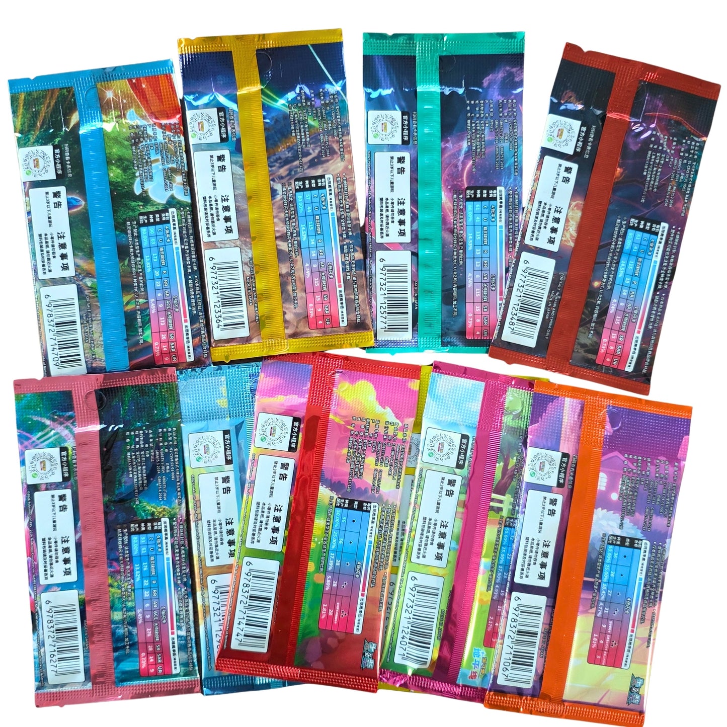 Lotto di 5 Pacchetti Pokémon Ufficiali Cinesi - Esclusivo Cina - Diversi Pacchetti Selezionati Casualmente da oltre 10 Set - 100% Nuovi e Sigillati - Carte Pokémon TCG Autentiche delle Serie Recentissime.