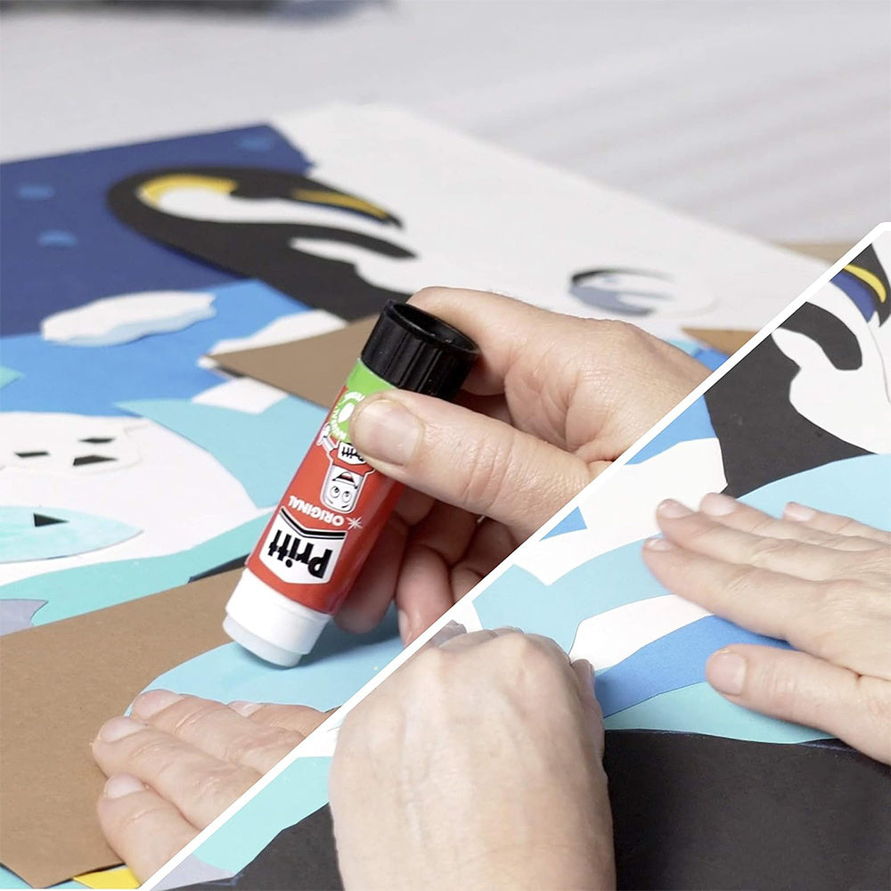 Pritt 25 Colla Stick Original 11g Sicura Naturale per Scuola Ufficio Fai da Te Lavabile Tessuti,Ufficio, Ritorno a scuola, Back To School, Back To Office