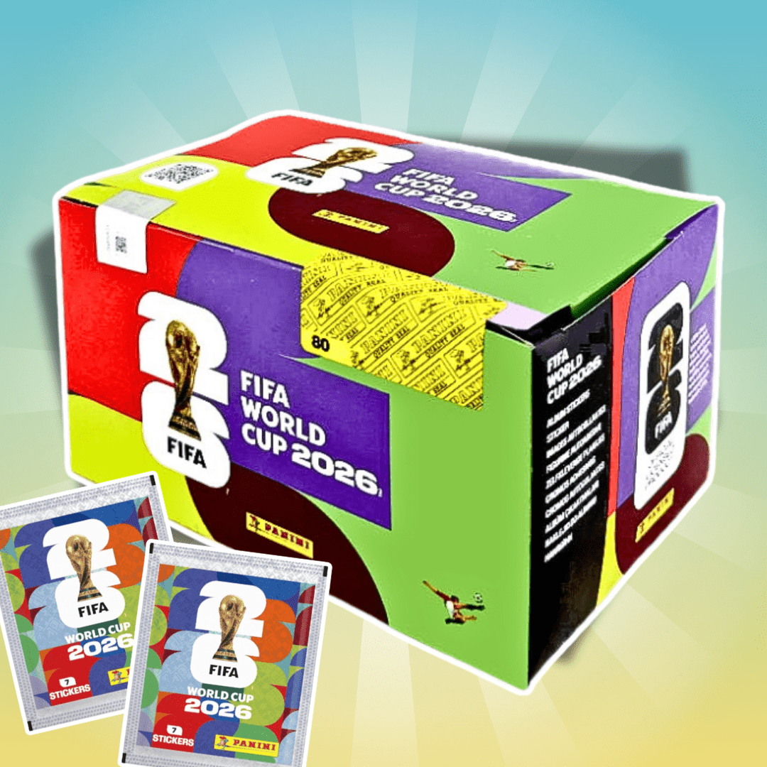 Espositore per adesivi Panini FIFA World Cup 2026 - 100 buste con un totale di 700 adesivi