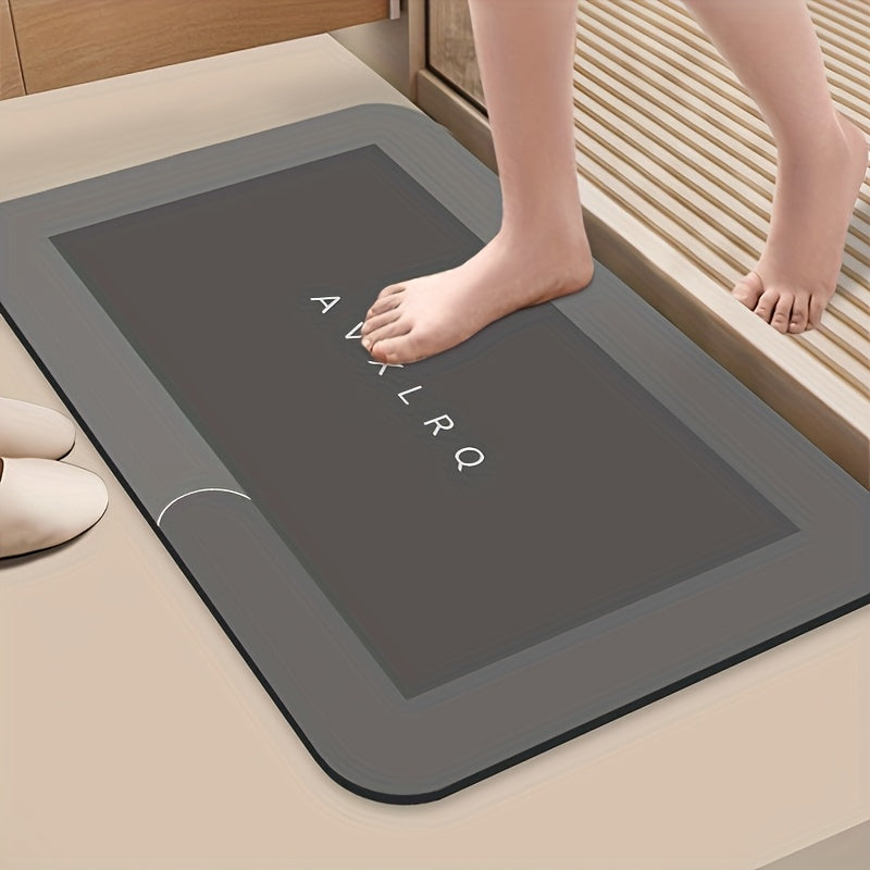 Tappetino da Bagno in Diatomite Super Assorbente - Asciugatura Rapida, Antiscivolo e Assorbente, Morbido e Comodo, Adatto per Bagno, Doccia, Lavanderia, Camera da Letto, Soggiorno, Ingresso, Cucina e Bagno Camper
