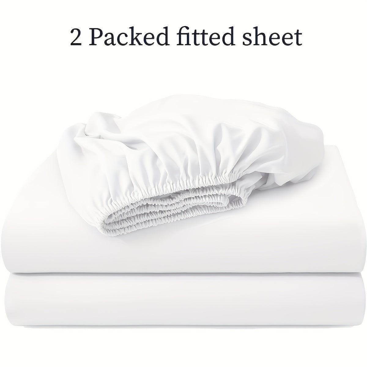 Set da 2 pezzi con lenzuolo con angoli, coprimaterasso con angoli morbido e confortevole, kit lenzuolo con angoli traspirante e multifunzionale, lavabile, adatto per camere da letto, camere degli ospiti, scuole, utilizzabile in tutte le stagioni, biancher