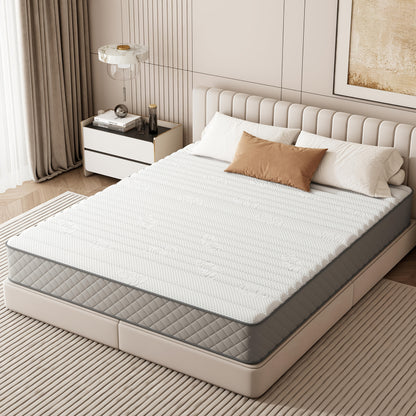 Materasso - H3 20/25/30 cm Doppio Gel Freddo Memory Foam con Materasso a Sfere, Fornendo Materiali Rettili e Traspiranti, Facile Installazione
