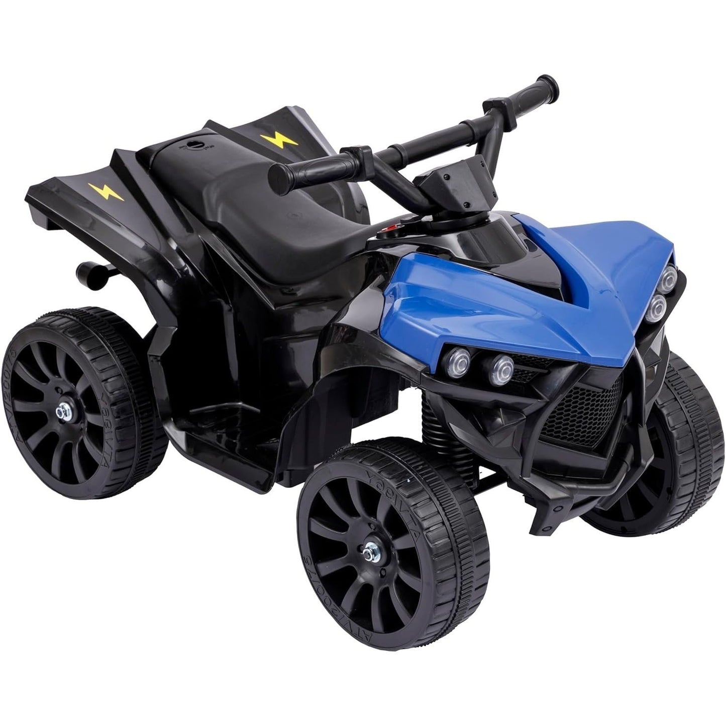 Baroni Toys Quad Elettrico per Bambini 3+ anni con Manubrio Sterzante, Musica e Luci Funzionanti, Quad con Modalità Avanti/Retro, Facile da Montare, 70x42x45 cm