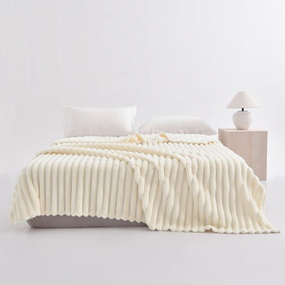 [Magazzino Locale] Trapunta di Lusso, Set Piumone Misura Queen e King, Coperta Morbidissima e Soffice, Traspirante e Leggera, Copriletto per Tutte le Stagioni, Coperta Plaid Multifunzionale per Divano, Ufficio, Viaggio, Estetica Arredo Stanza, Regalo per