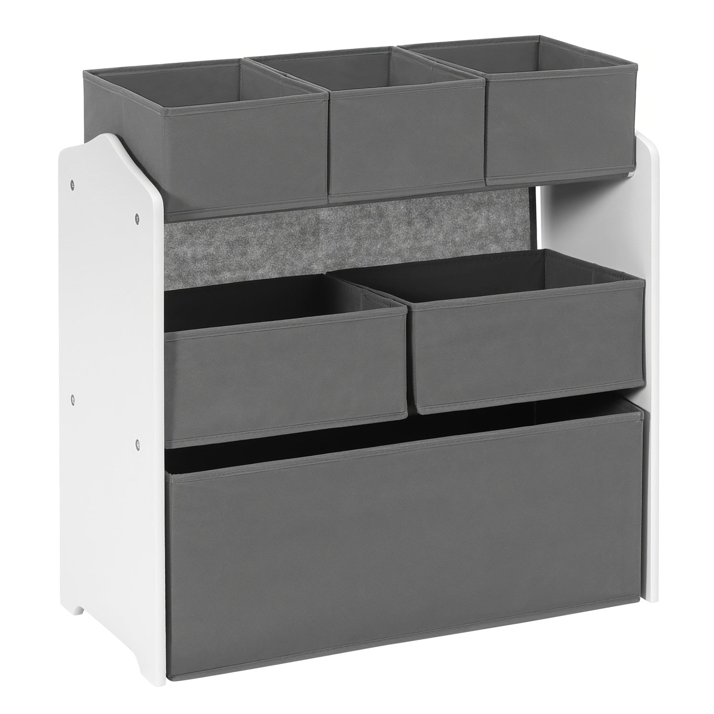 Armadio portaoggetti a 1 pezzo con cassetti, ripiano pratico, forniture per riporre, può essere usato come libreria, scaffale di stoccaggio, scaffale a tre livelli con più cassetti, scatola di stoccaggio in tessuto non tessuto, camera da letto, sala gioch
