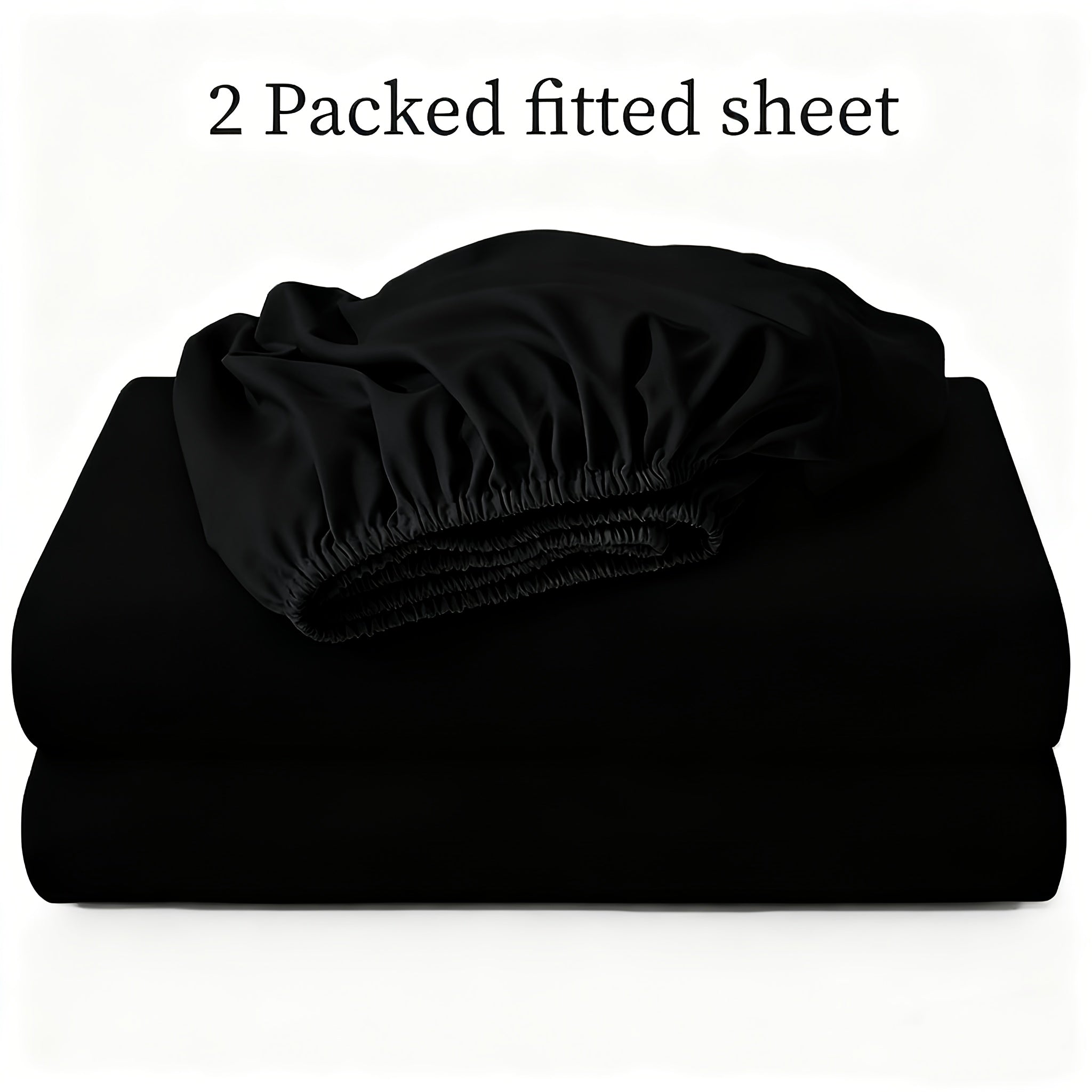 2 Lenzuola con Angoli Elastici, 30cm di Gonna, Ipoallergeniche, Traspiranti, Adatte per Camere da Letto, Dormitori e Camere Ospiti, Lavabili in Lavatrice, Adatte a Tutte le Stagioni, Copripiumino Non Incluso, Regalo per Natale e Capodanno
