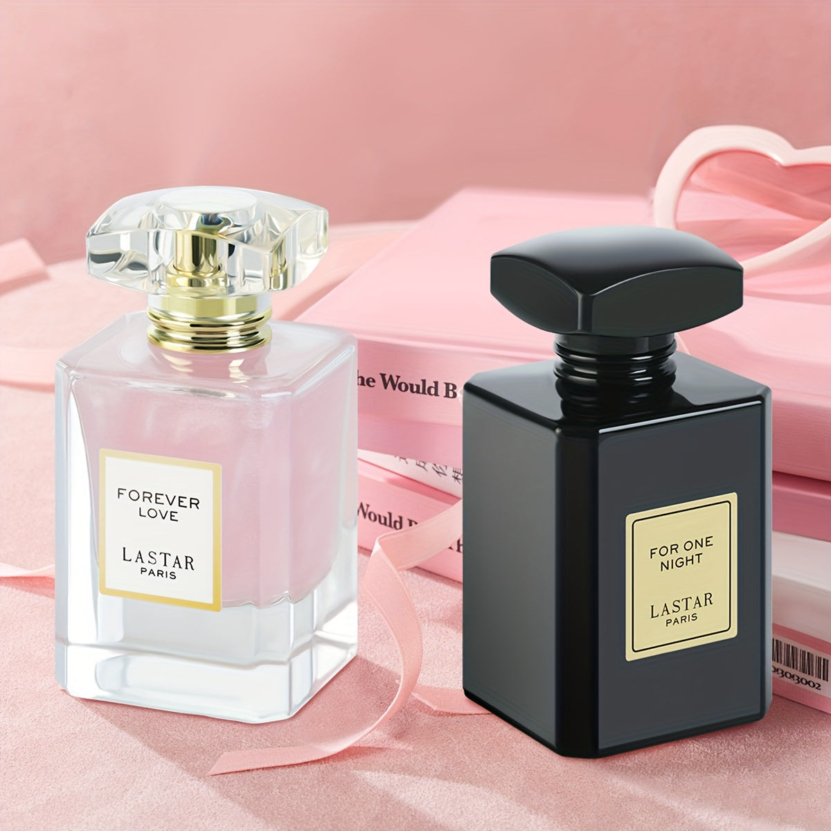 2 Flaconi di Profumo Trasparente da Donna, Rosa, Vaniglia, Gelsomino, Morbido e Dolce, Profumo Promozionale da Donna, Texture Avanzata, Fragranza Avanzata, Fragranza Floreale Affascinante a Lunga Durata, Consigliato per Appuntamenti, Viaggi, Regali per Do