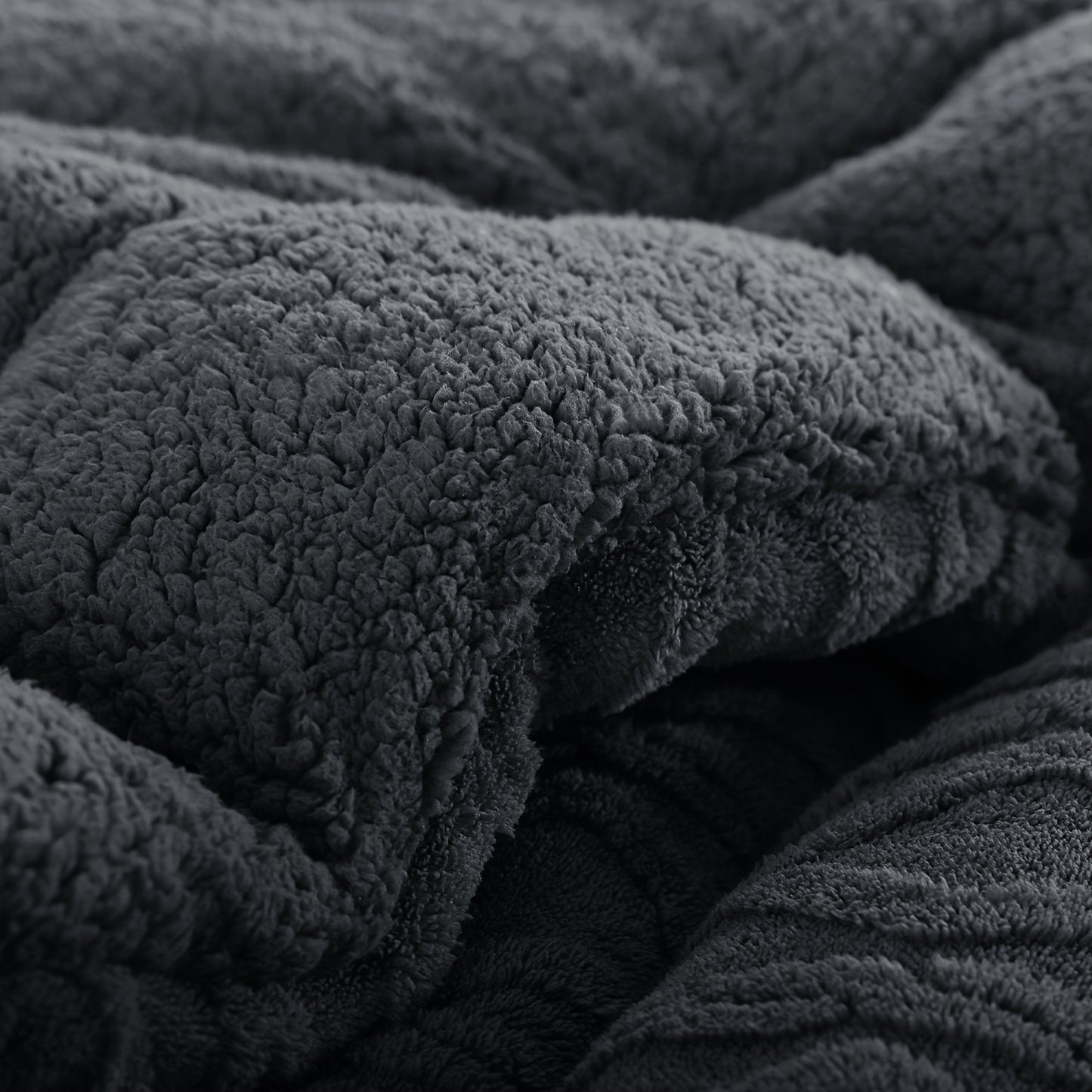 1 pz. Trapunta in Pile di Pelliccia Lussuosa - Biancheria da Letto Spessa, Calda e Ipoallergenica, Design Trapuntato Morbido per un Comfort Accogliente Tutto l'Anno, Trapunta Senza Copripiumino, Elementi Essenziali per la Camera da Letto, Comfort Domestic