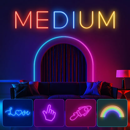 Striscia LED Neon RGB Smart Potenziata di Mexllex con Controllo App/Remoto, Vari Modalità, Timer e Sincronizzazione Musicale per Gaming e Decorazioni per la Stanza