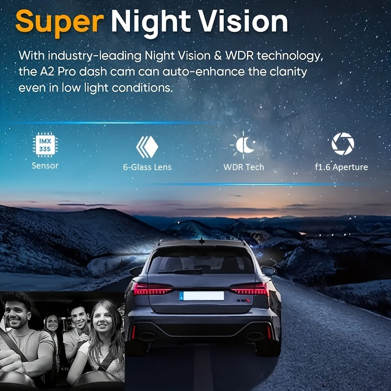 Dash Cam a Doppia Fotocamera, M8 per uso quotidiano e casa – vista dettagliata 3