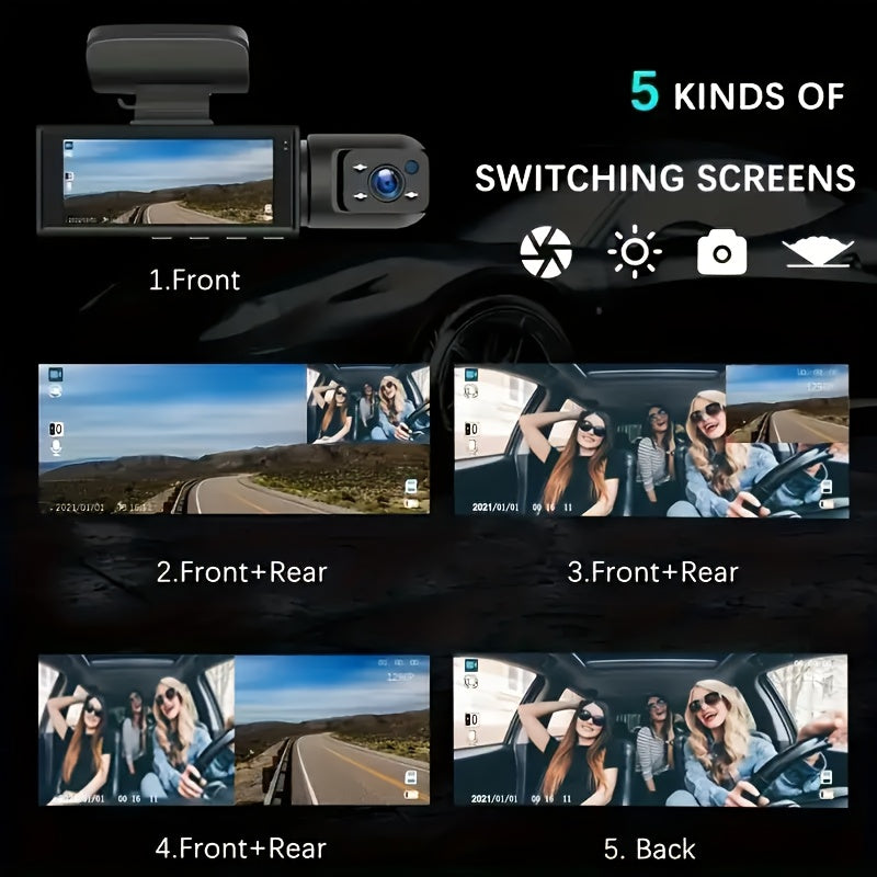 Dash Cam a Doppia Fotocamera, M8 per uso quotidiano e casa – vista dettagliata 6