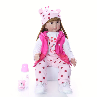 Bambola Rebirth 22 Pollici (55 cm) Bambola Neonata Carina, Assolutamente Realistica, Viene Fornita con Vestiti e Accessori Giocattolo, Adatta a Bambini di Età Superiore