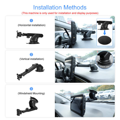 PODOFO Schermo Wireless da 10,26 Pollici per Autoradio con Carplay Android Auto con Vivavoce BT/ Touchscreen HD/ Airplayer/ Android Mirror Link/ GPS/ Si-ri/ Telecamera Posteriore/ FM/ AUX/ Porta Scheda TF/ Base Monitor, Un Regalo Perfetto per Papà