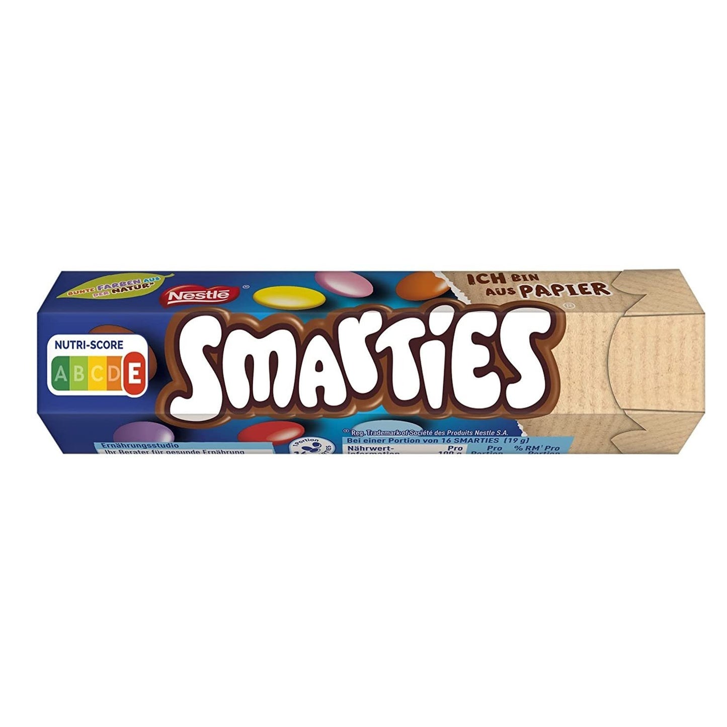 NESTLÉ Smarties® Rotolo Esagonale, Cioccolato Lenticchie Confezione da 24