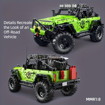 2618 pezzi 1:8 Super Gruppo Meccanico Cyberpunk Vento Esplosione Cambio Auto Classica Retrò Costruita con Blocchi da Assemblare, Giunzione Semplice e Buona Operatività, Prima Scelta per Regali Festivi