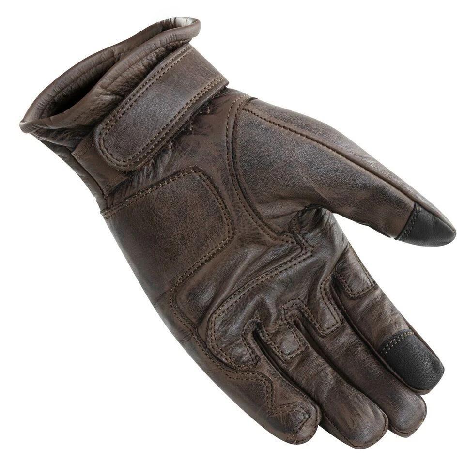 Guanti Moto in pelle uomo ASPIDEX WAX Vintage