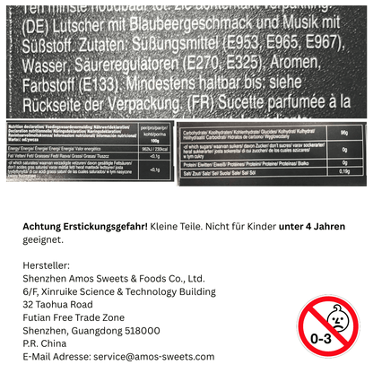 Amos Audio Lollipops | Musica Gustosa Mangiabile in Diverse Fragranze | Sorpresa Dolce con un'Esperienza Unica