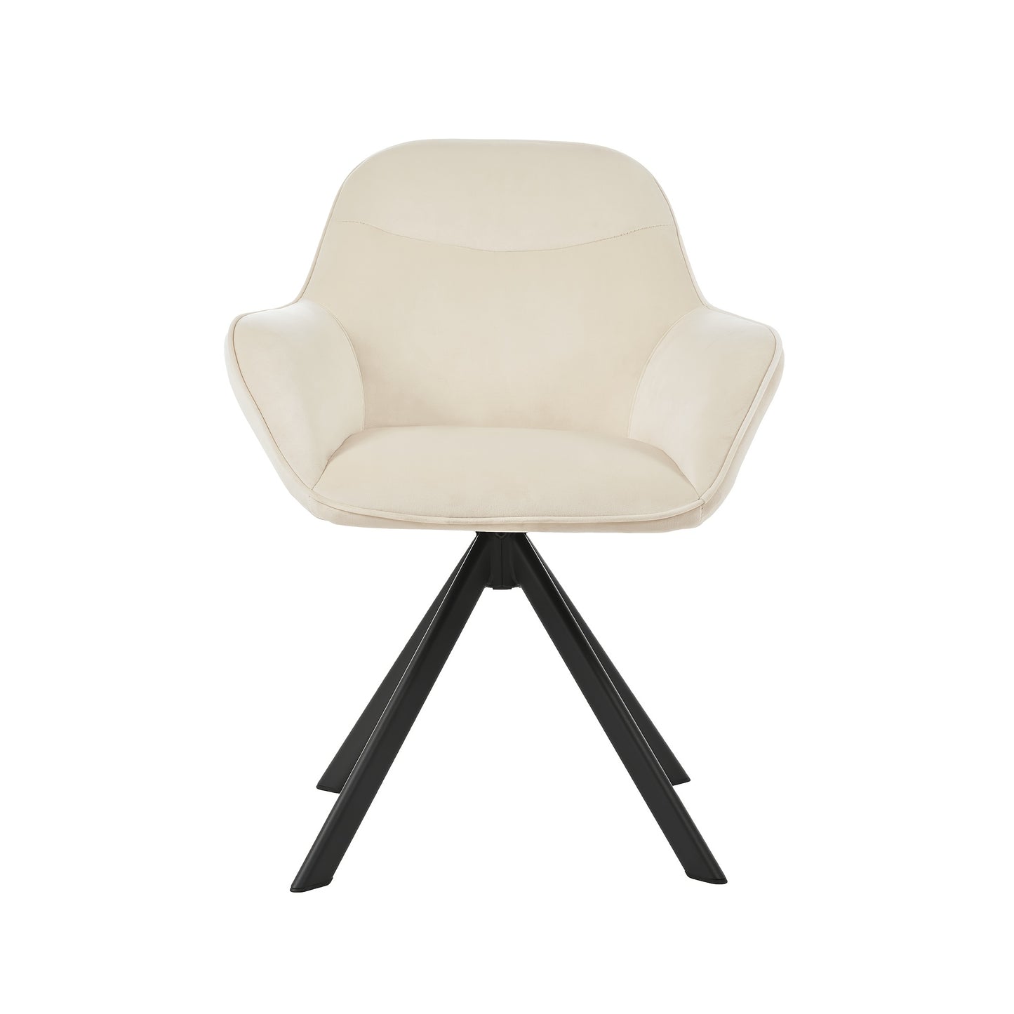 Sedie da pranzo eleganti e contemporanee, girevoli a 360 gradi, con seduta imbottita e spessa, progettate ergonomicamente per famiglie, caffè e ristoranti - Set da 2/ Set da 4/ Set da 6
