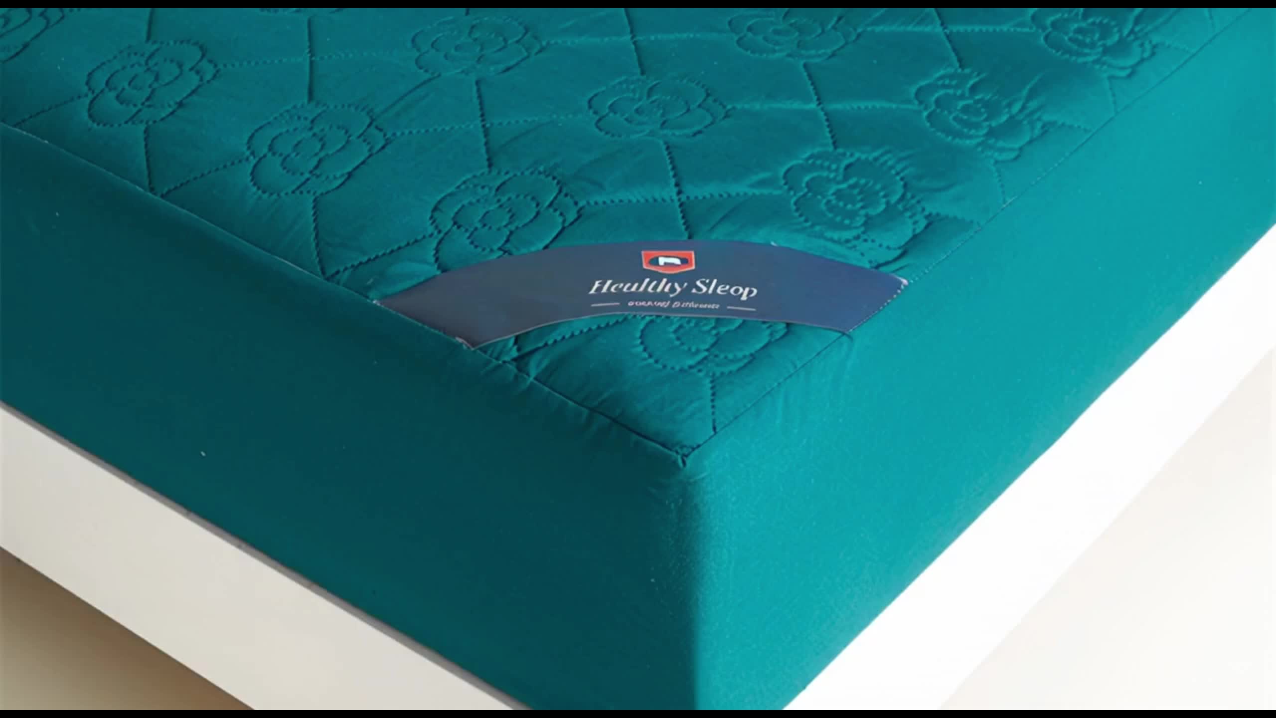 1 Protezione Materasso Impermeabile Comfort, Morbida e Traspirante con Tecnologia Soundwave, Lenzuolo con Angoli Impermeabile, Coprimaterasso Tinta Unita Silenzioso, Adatto per Appartamenti, Camere da Letto, Hotel, Stanze per Ospiti e Dormitori Studentesc
