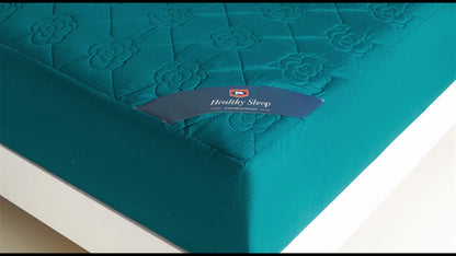 1 Protezione Materasso Impermeabile Comfort, Morbida e Traspirante con Tecnologia Soundwave, Lenzuolo con Angoli Impermeabile, Coprimaterasso Tinta Unita Silenzioso, Adatto per Appartamenti, Camere da Letto, Hotel, Stanze per Ospiti e Dormitori Studentesc