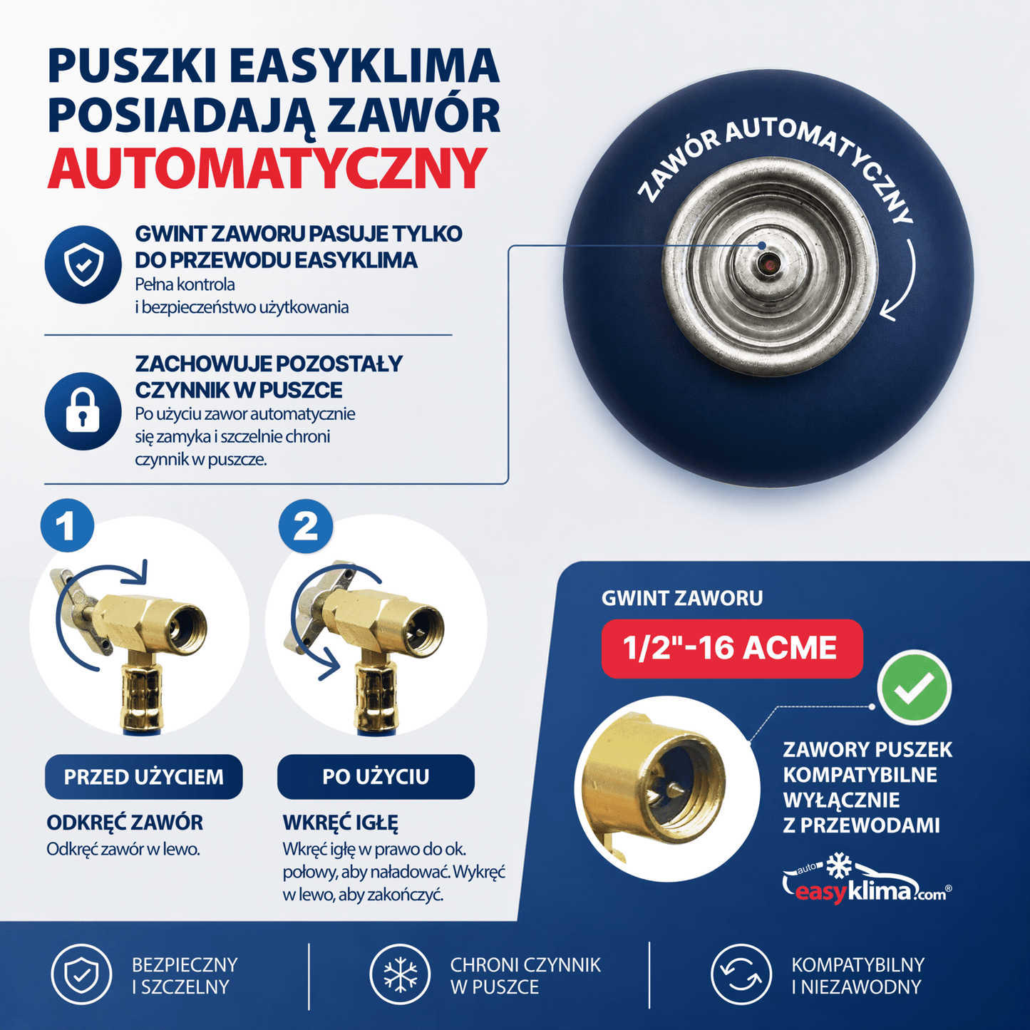 Kit 2x EasyKlima 6 Complex PRO+ R134a 6 in 1, due preparati per aria condizionata automobilistica, bombola da 680 g, agente di ricarica per impianti, sigillante per gomma e metallo, olio per compressore, essiccante per riduzione umidità, colorante UV per