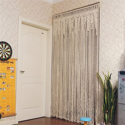 Decorazione murale in macramè, Beige per zona giorno e uso quotidiano – vista dettagliata 5