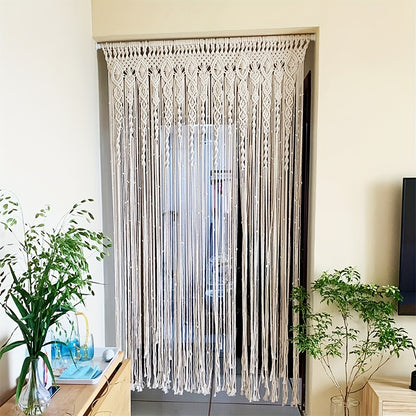 Decorazione murale in macramè, Beige per zona giorno e uso quotidiano – vista dettagliata 10