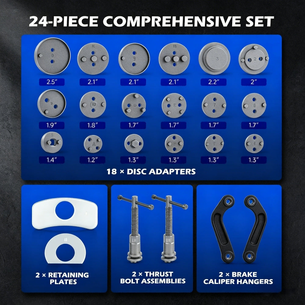 di attrezzi per compressione pinza freno e compressione pistone freno per impieghi – vista dettagliata 2