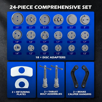 di attrezzi per compressione pinza freno e compressione pistone freno per impieghi – vista dettagliata 2