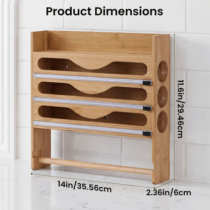 Dispenser per Carta Stagnola, plastica per cucina e zona pranzo – vista dettagliata 11