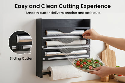 Dispenser per Carta Stagnola, plastica per cucina e zona pranzo – vista dettagliata 16