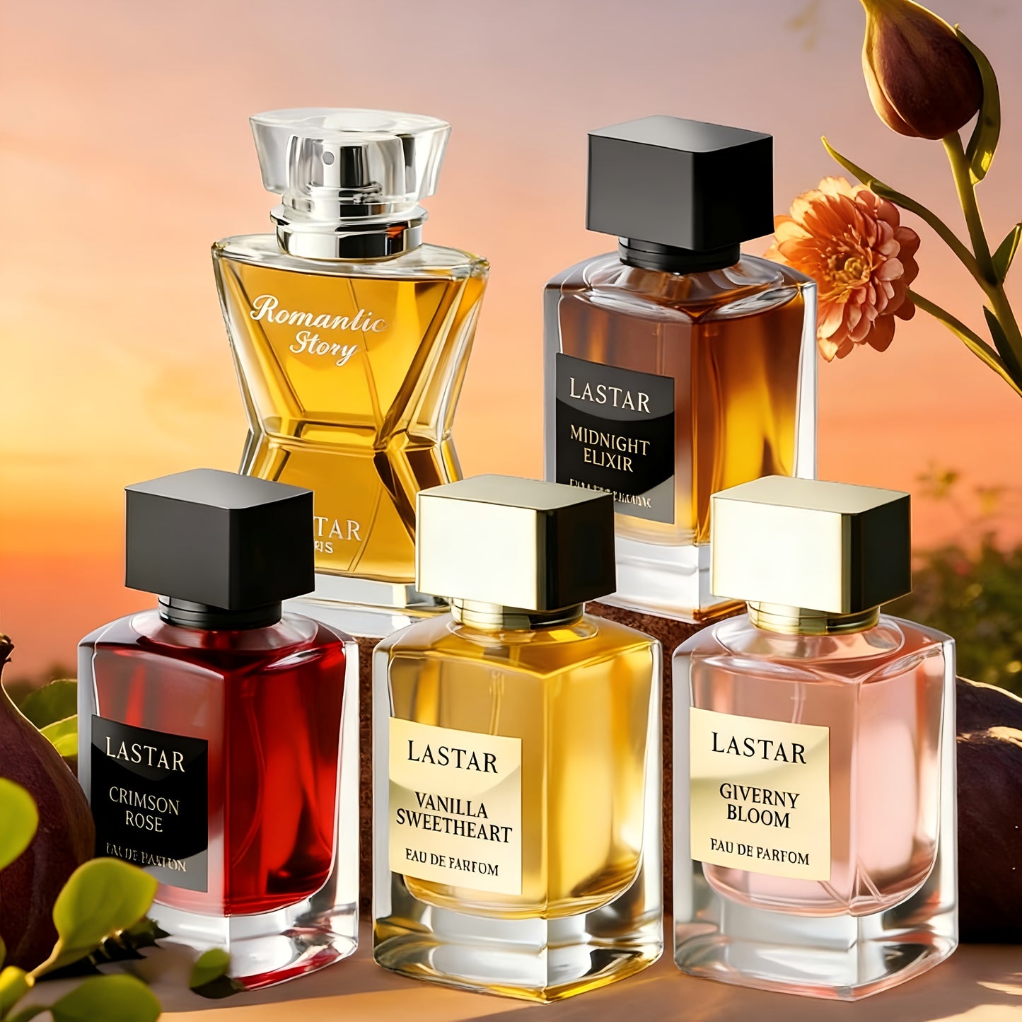 [Set di Profumi Settimanali] Set Regalo di Colonia da Uomo, 1 Flacone, 50ml/40ml, Vaniglia, Muschio Ambra, Copre l'Odore del Sudore, Contraccezione della Tua Diversa Esperienza di Fragranza, Senti il Fascino Romantico della Sorpresa, Regalo a Sorpresa per