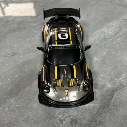 Auto telecomandata in scala 1:24 con funzione di derapata, regalo di Natale perfetto, pneumatici intercambiabili, luci colorate, controllo preciso, esperienza di derapata estrema, interruttore a doppia velocità, ricaricabile USB