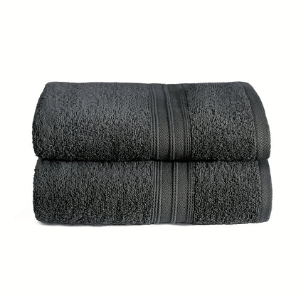 Confezione da 2 Asciugamani 100% Cotone 550gsm Extra Morbidi Super Assorbenti e Rapidi ad Asciare, Tovagliette per Mano o Ospiti, 30x50cm 50x100cm 70x140cm Disponibili in 9 Colori
