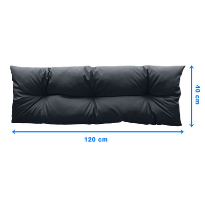 Cuscino da giardino per sedia a dondolo 120X40 cm, materiale impermeabile resistente a tutte le condizioni atmosferiche per terrazza, giardino, soggiorno - Compatibile con sedie, sedie a sdraio, sedie - Facile da pulire, accessori per mobili da esterno, c