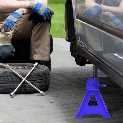 Cavalletti per assi a cricco a 3 tonnellate, cavalletto per assi a carrùcolo, caratteristica auto, cavalletti per assi per auto e furgone da 3 tonnellate per sollevamento di emergenza, cavalletto per caravan, strumento di sollevamento, supporto di solleva
