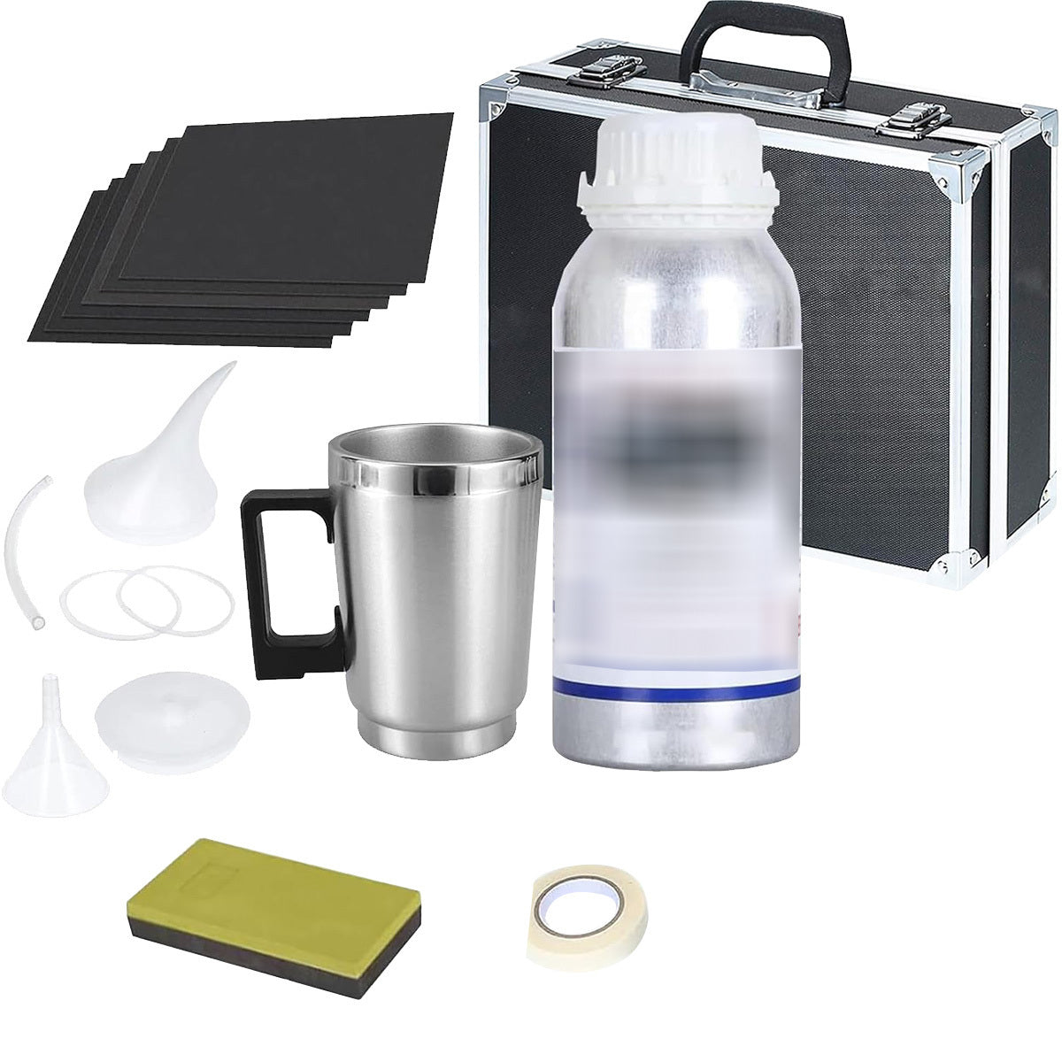 Kit lucidatura professionale a fessura/800G/Revax/Restauro con scatola di immagazzinaggio