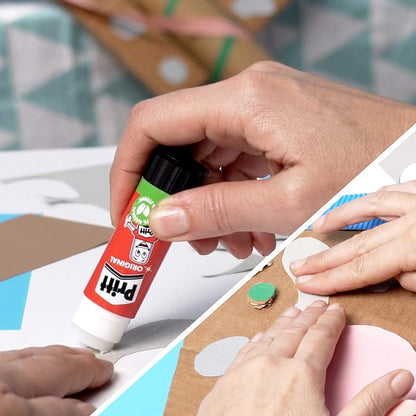 Pritt 25 Colla Stick Original 11g Sicura Naturale per Scuola Ufficio Fai da Te Lavabile Tessuti,Ufficio, Ritorno a scuola, Back To School, Back To Office