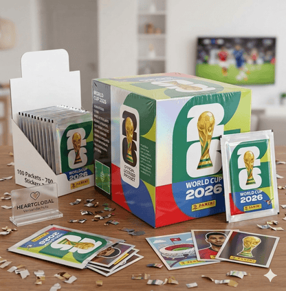 Espositore per adesivi Panini FIFA World Cup 2026 - 100 buste con un totale di 700 adesivi