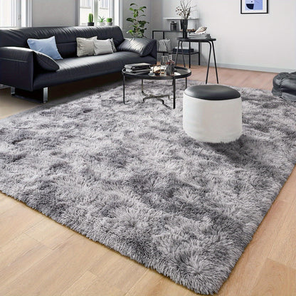 Morbidissimo Tappeto Moderno Grande per Interni, Lussuoso e Morbido per Soggiorno Camera da Letto Dormitorio Decorativo, Antiscivolo Peluche Soffice con Pelo, Comodo Tappetino Accento Pavimento Grigio Chiaro