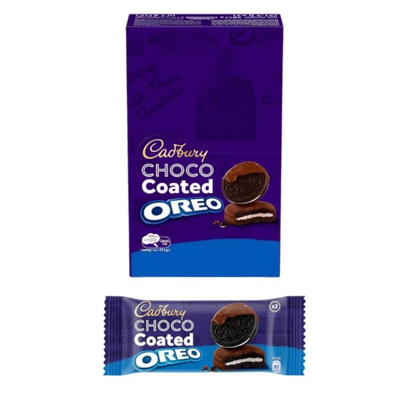 Oreo Cioccolato Coperto Doppio Delizio - 281,7 G (9 X 31,3 G) - Croccante, Crema e Perfetto Contro la Piccola Sete in Mezzo.