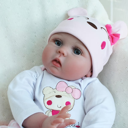 Bambola Rinascita - Bambola Ragazza Rinascita - Un Giocattolo Neonato Molto Carino e Morbido Adatto a Bambini di 3-8 Anni Come Regalo di Natale/Festa