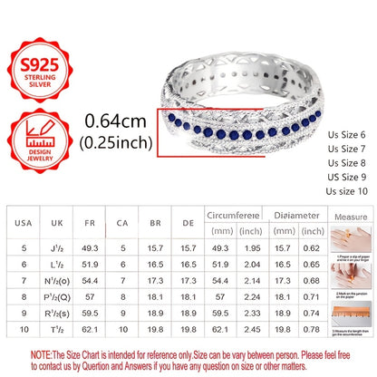 Anello da donna alla moda in argento sterling 925, elegante e stiloso, intarsiato con zirconia sintetica, anello da donna di alto valore, adatto per viaggi di vacanza, uso quotidiano, un regalo commemorativo perfetto per amici, con confezione regalo